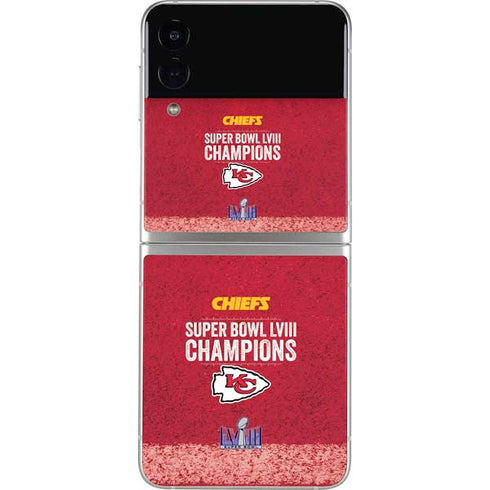 NFL Chiefs Super Bowl LVIII Champions Galaxy Z Flip3 5G Skin